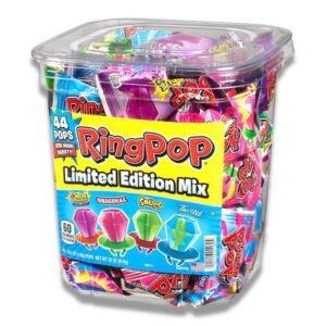 Ring Pop Assorted Lollipops - 0.5 oz - 44 Ct Tub
