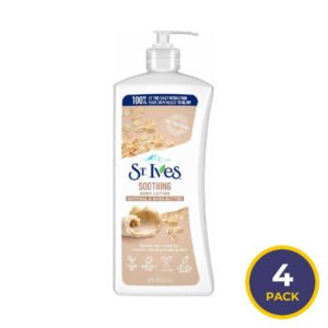 St. Ives - Body Lotion, Naturally Soothing Oatmeal & Shea Butter - 21 Oz - 4 Pack