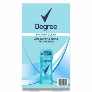 Degree Shower Clean Antiperspirant Deodorant - 2.6 Oz - 5 Pack