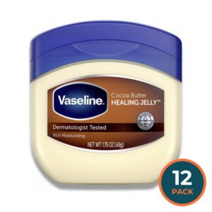 Vaseline - Rich Conditioning Petroleum Jelly, Cocoa Butter - 1.75 Oz - 12 Pack