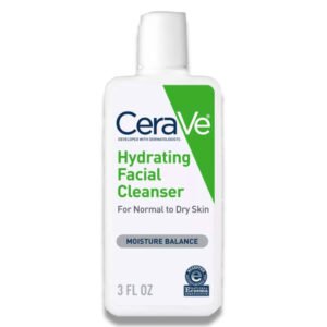 CeraVe - Face Wash Hydrating Facial Cleanser for Normal to Dry Skin - 3 Oz - 24 Pack - Travel Size