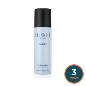 Calvin Klein Eternity Aqua for Men Body Spray 5.3 fl Oz - 3 Pack