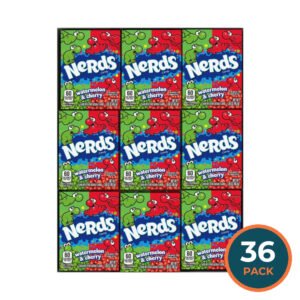 Nerds - Watermelon and Wild Cherry Candy - 1.65 Oz - 36 ct