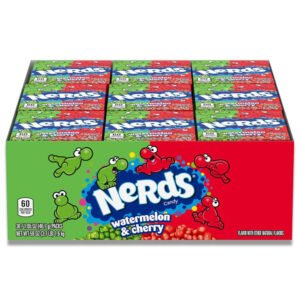 Nerds - Watermelon and Wild Cherry Candy - 1.65 Oz - 36 ct - 10 Pack