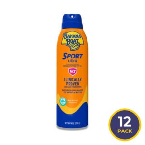Banana Boat - Sport Sunscreen Spray, SPF 50+ - 6 Oz - 12 Pack