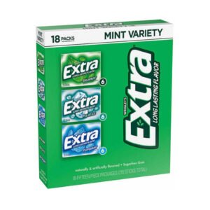 Extra - Mint Sugar Free Chewing Gum Bulk Variety Pack - 15 pc - 18 Pack