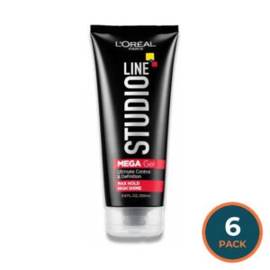 L'Oreal - Studio Line Head Lock Mega Gel - Extreme Hold - 6.8 Oz - 6 Pack