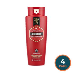 Old Spice -  Swagger Scent of Confidence, Body Wash for Men 16 Oz - 4 Pack