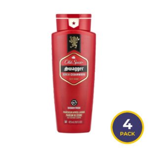 Old Spice -  Swagger Scent of Confidence, Body Wash for Men 16 Oz - 4 Pack