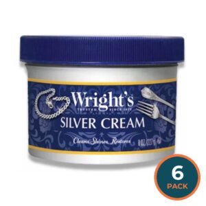 Wright's - Silver and Cream Cleaner Metal Polishes - 8 Oz - 6 Pack