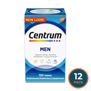 Centrum - Men Multivitamin / Multimineral Dietary Supplement Tablets - 120 Ct - 12 Pack