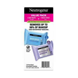 Neutrogena - Makeup Remover & Night Calming Cleansing Towelettes - 25 Ct - 5 Pack