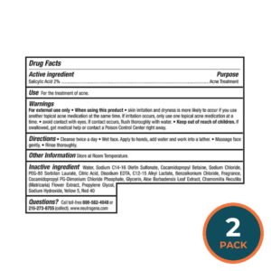 Neutrogena - Oil-Free Acne Face Wash - 9.1 fl Oz - 2 Pack