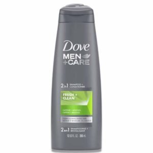 Dove - Men + Care 2 in 1 Shampoo + Conditioner Fresh + Clean Caffeine + Menthol  12 oz - 6 Pack