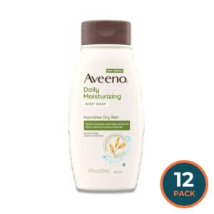 Aveeno - Daily Moisturizing Nourishes Dry Skin Body Wash 18 oz - 12 Pack
