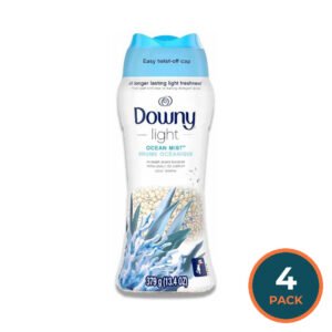 Downy - Light Laundry Scent Booster Beads for Washer, Ocean Mist  13.4 Oz - 4 Pack