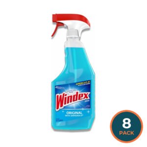 Windex - Glass Cleaner Original Blue Spray Bottle - 23 Oz - 8 Pack
