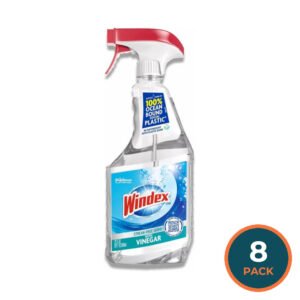 Windex - Glass Cleaner, Vinegar Spray Bottle - 23 Oz - 8 Pack
