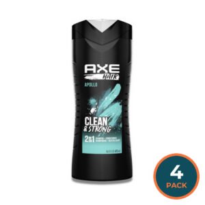 Axe - Hair Clean & Strong, 2 In 1 Shampoo + Conditioner, Apollo - 16 Oz - 4 Pack