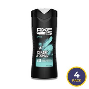 Axe - Hair Clean & Strong, 2 In 1 Shampoo + Conditioner, Apollo - 16 Oz - 4 Pack