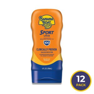 Banana Boat - Sport Performance Sunscreen Lotion SPF 100  4 oz - 12 Pack
