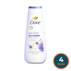Dove - Anti-Stress Body Wash - Blue Chamomile & Oat Milk - 20 Oz - 4 Pack