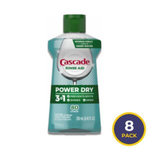 Cascade - Platinum, Dishwasher Rinse Aid - 8.45 Oz - 8 Pack