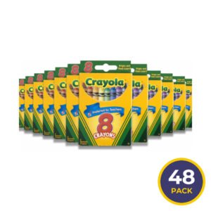Crayola - Classic Color Nontoxic Crayons Assorted - 8 Ct - 48 Pack
