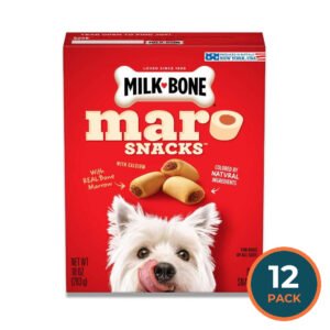 Milk-Bone - MaroSnacks Small Dog Treats With Bone Marrow - 10 Oz - 12 Pack