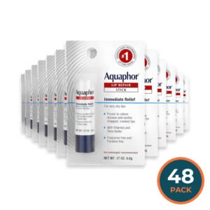 Aquaphor - Lip Repair Stick-Single Blister - 0.17 Oz - 48 Pack