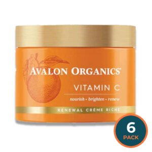 Avalon - Organics Skin Moisturizer with Vitamin C, Cruelty-Free - 1.7 Oz - 6 Pack