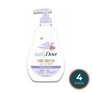Baby Dove - Calming Moisture Sensitive Skin Night Time Wash - 13 Oz - 4 Pack