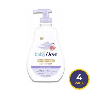 Baby Dove - Calming Moisture Sensitive Skin Night Time Wash - 13 Oz - 4 Pack