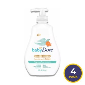 Baby Dove - Sensitive Moisture Fragrance-Free Lotion - 13 Oz - 4 Pack