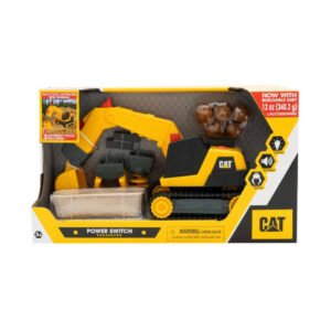 CAT Power Switch Crew Excavator with Boulders and Compound