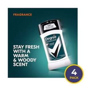 Degree Men UltraClear Antiperspirant Deodorant - 4 Pack