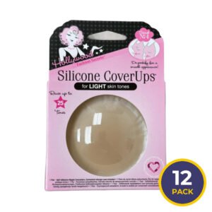 Hollywood Fashion Secrets Silicone Nipple CoverUps, Clear - 1 ct  - 12 Pack
