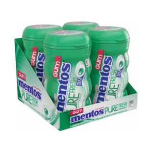 Mentos - Pure Fresh Spearmint Gum  Sugar Free 50 Count - 4 Pack