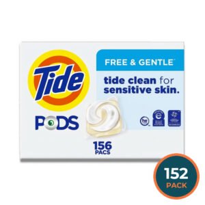 Tide - PODS Free & Gentle Liquid Laundry Detergent Pacs - 156 Count
