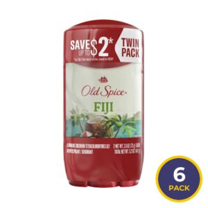 Old Spice -  Men's Fiji with Palm Tree Antiperspirant & Deodorant, Twin Pack - 2.6 Oz - 6 Pack