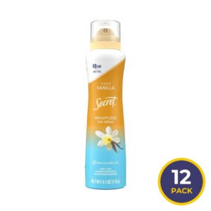 Secret - Dry Spray Antiperspirant Deodorant Vanilla And Argan Oil - 4.1 Oz - 12 Pack