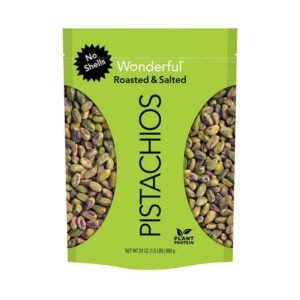 Wonderful Shelled Roasted Salted Pistachios - 24 Oz