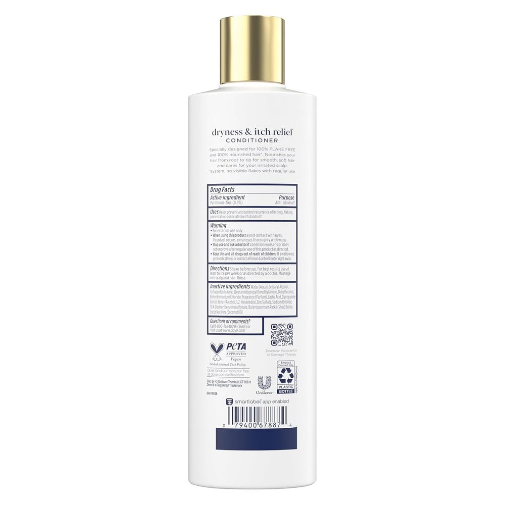 Dove - Beauty Dermacare Anti Dandruff Conditioner - 12 Oz - 6 Pack