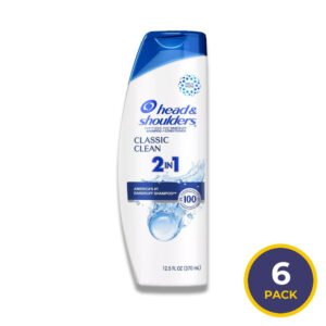 Head & Shoulders - Classic Clean 2-in-1 Dandruff Shampoo + Conditioner  12.5 Oz - 6 Pack