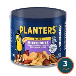 Planters Nuts - Salted Mixed Nuts, Party Snacks - 10.3 Oz - 3 Pack