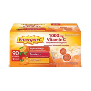 Emergen-C - Vitamin C 1000mg Powder with Antioxidants Fizzy Drink Mix - 90 Ct