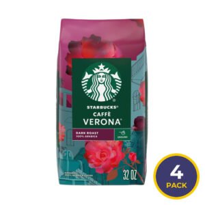 Starbucks Caffe Verona Dark Roast Ground Coffee - 32 oz - 4 Pack