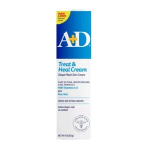 A And D - Zinc Oxide Diaper Rash Cream for Irritated Skin 4 Oz - 36 Pack