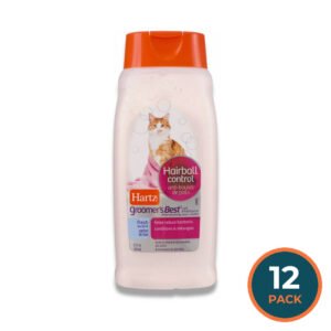 Hartz - Groomer's Best Extra Soft Hair Control Fresh Scent Cat Shampoo - 15 Oz - 12 Pack