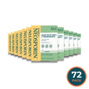 Neosporin - Simply First Aid Antibiotic Ointment and Wound Care Treatment 0.5 oz - 72 Pack